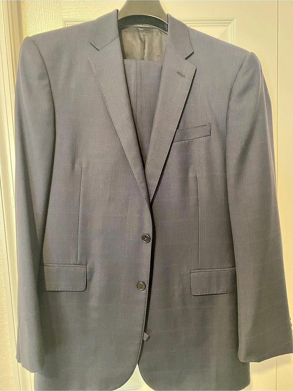 Ralph Lauren Men's Checkered Sport Coat Gray 42L